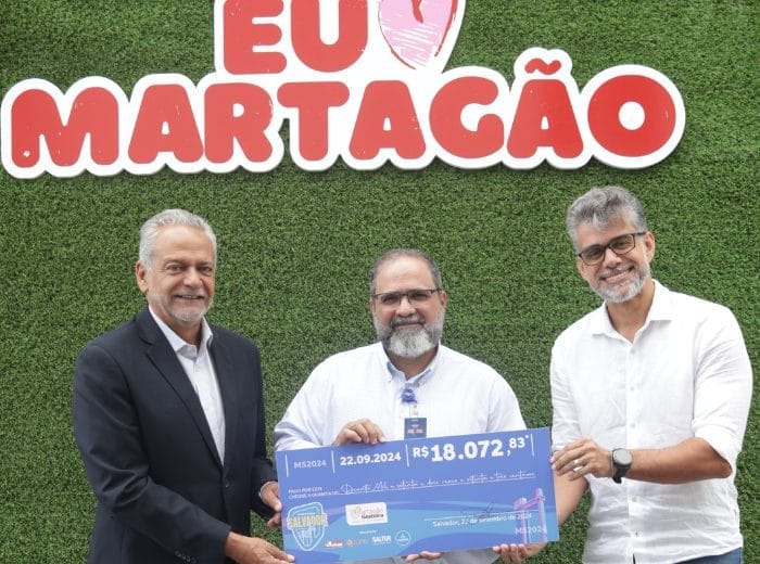 A Maratona Salvador, realizada no Parque dos Ventos em 2024, doou 10% do valor das inscrições para o hospital. Correr por saúde tem ainda mais sentido.