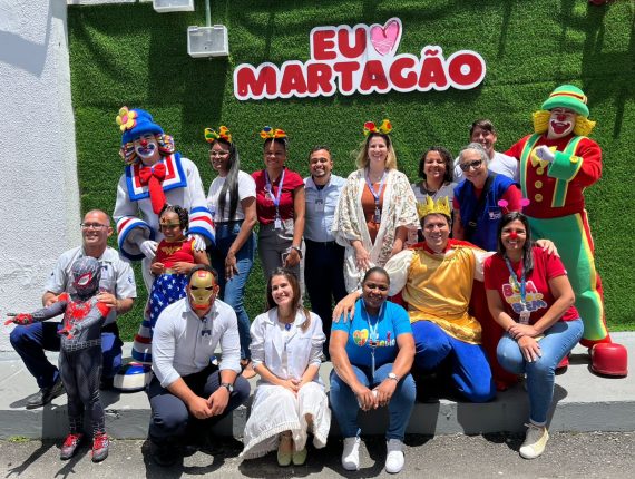 Martagão realiza atividades lúdicas para pacientes no Mês das Crianças