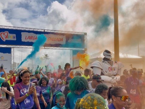 Com inscrições esgotadas, Corrida Colorida do Martagão teve mais de 4,7 mil participantes